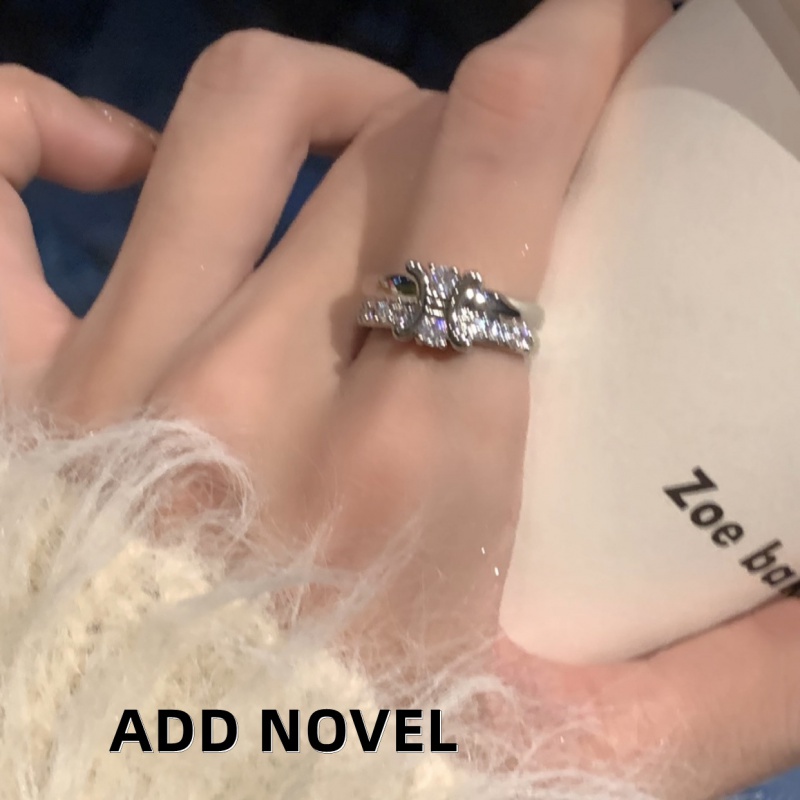 Nhẫn Đính Đá Zircon Thời Trang Cho Nữ