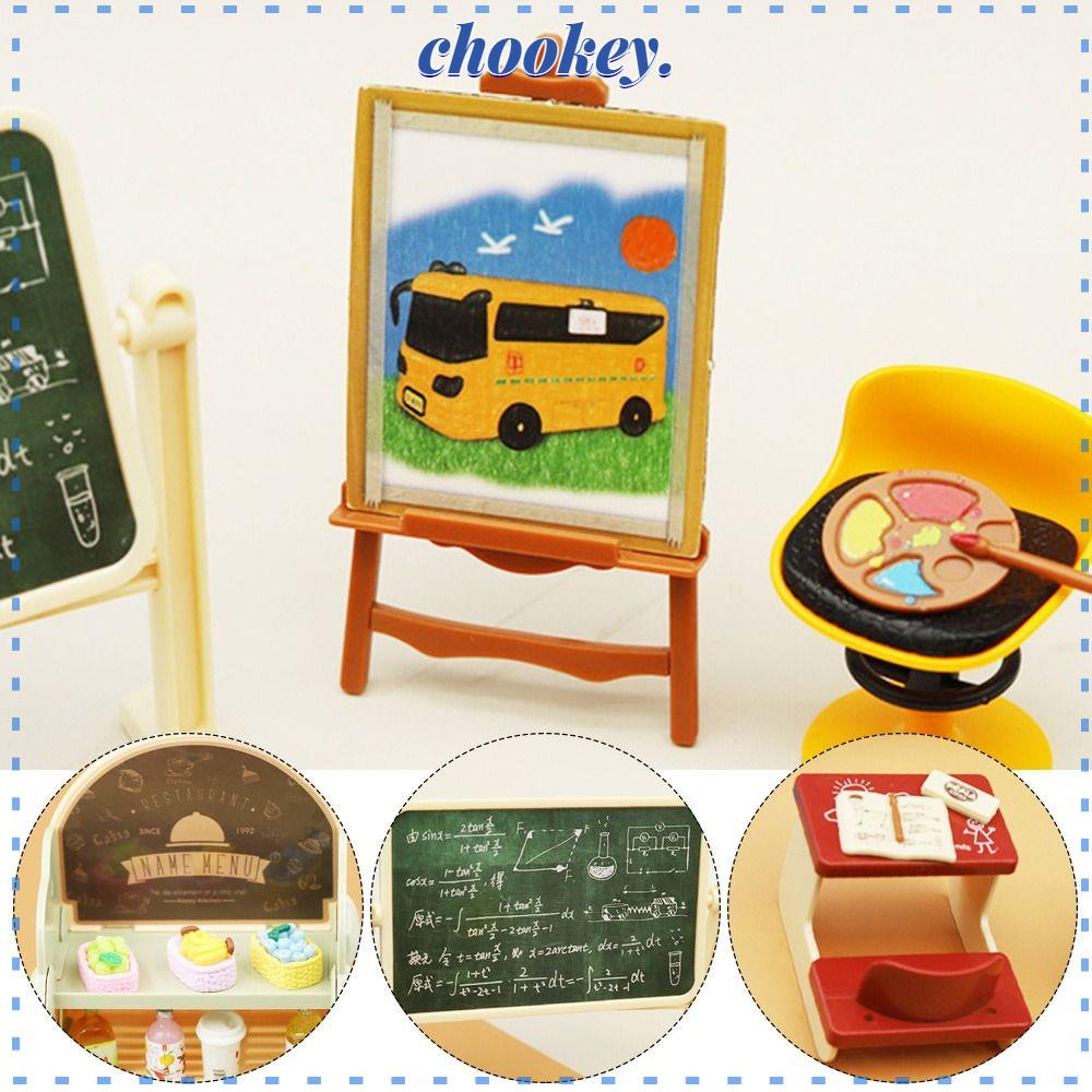 Set 1 / 1 Bộ / 10 Mô Hình Bàn Ghế Mini Tỉ Lệ 1 / 12 Dùng Để Trang Trí Nhà Búp Bê