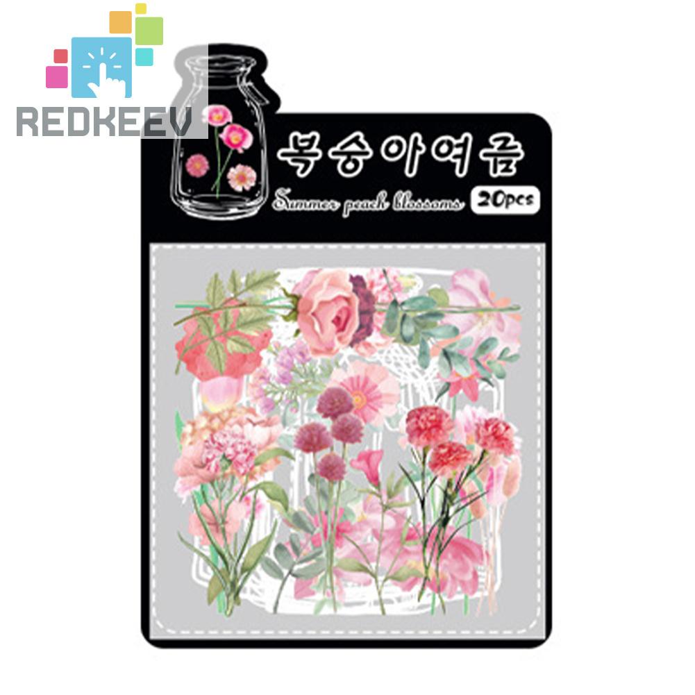 Sticker Dán Trang Trí Nhật Ký / Scrapbook Bằng PVC Phong Cách Vintage Dễ Thương