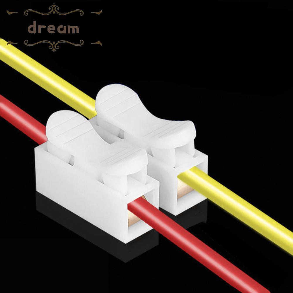 【DREAMLIFE】Reliable Wire Connector Terminal Block for Wire Cable Industry 10 Pieces