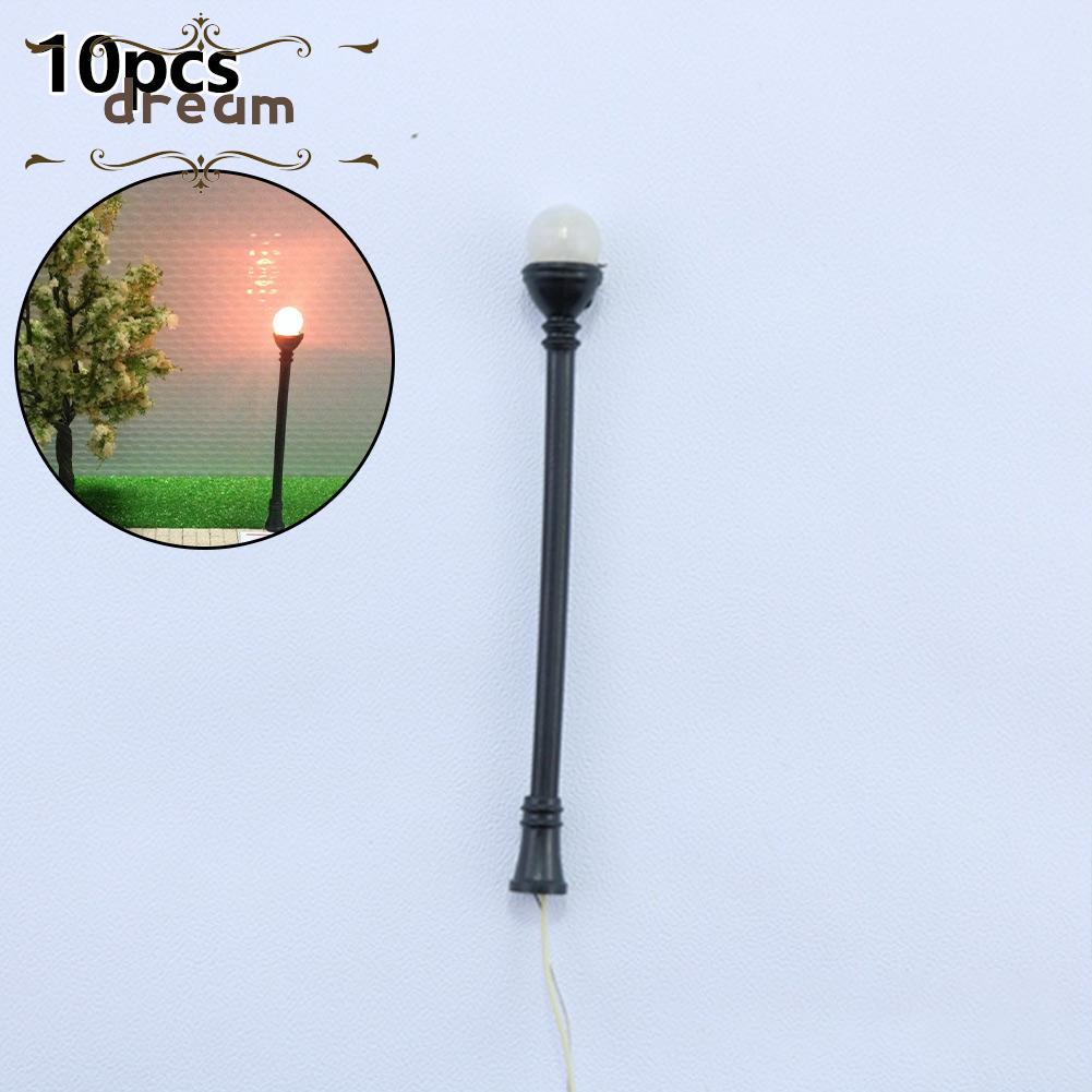 【DREAMLIFE】Model Lamp Accessories LED Street Light Model Railway Parts Replacements