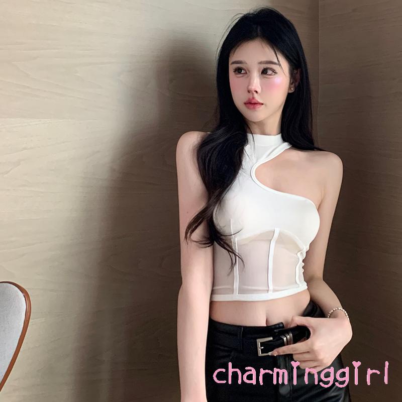 Áo Lưới Không Tay Màu Sắc Đơn Giản Dành Cho Nữ