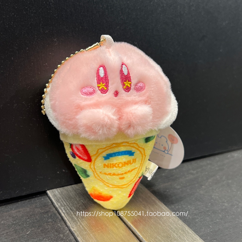 Búp Bê Nhồi Bông Hình Cây Kem Kirby Dễ Thương