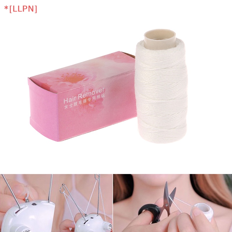 1 Cuộn Chỉ Cotton Dùng Tẩy Lông Mặt Tiện Dụng