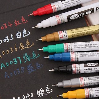 Bút Lông Kim Ngòi 0.7mm Ngòi 8 Màu Sắc Bắt Sáng Tiện Dụng