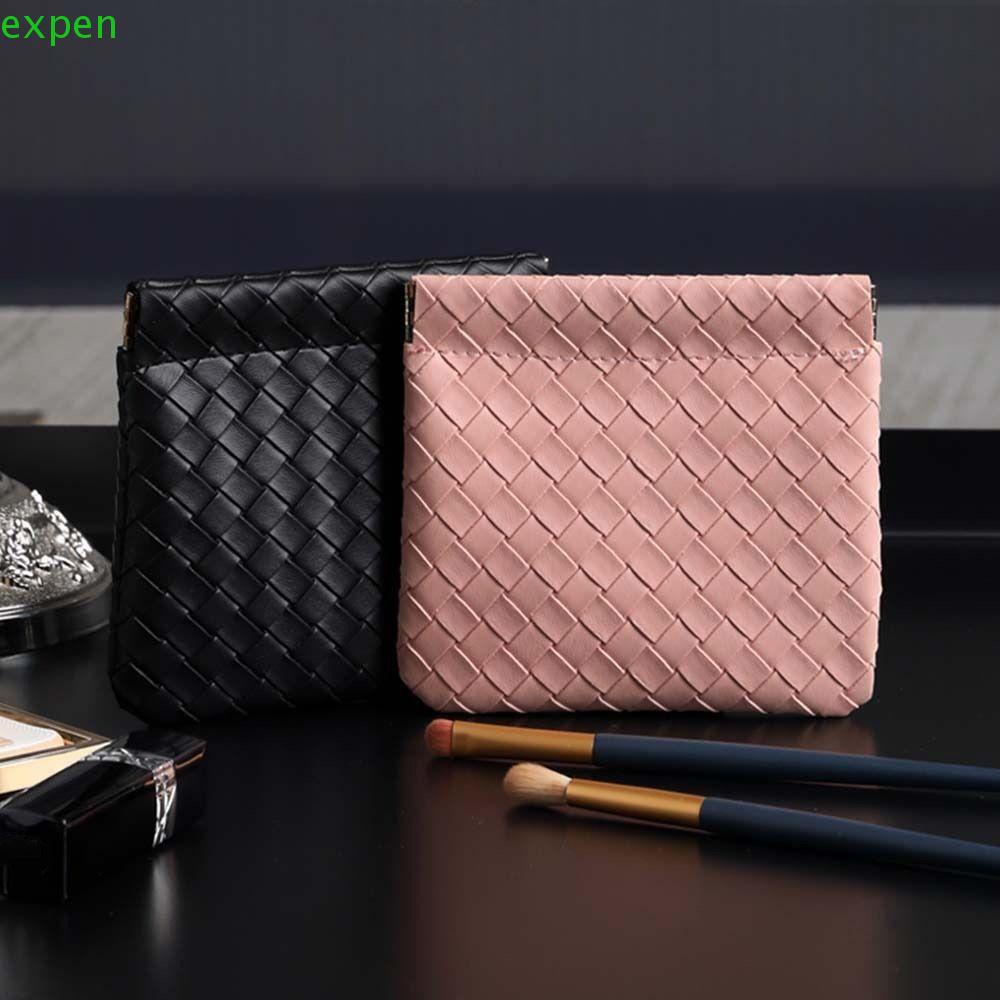 EXPEN Túi Đựng Tiền Xu / Dây Cáp Dữ Liệu Tự Đóng Tiện Dụng Cho Nữ