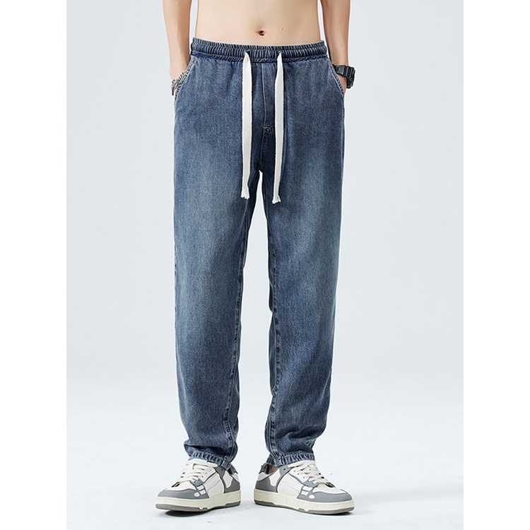 Quần Jeans Nam Dáng Rộng Phong Cách Thời Trang Mùa Hè 2023 Mới