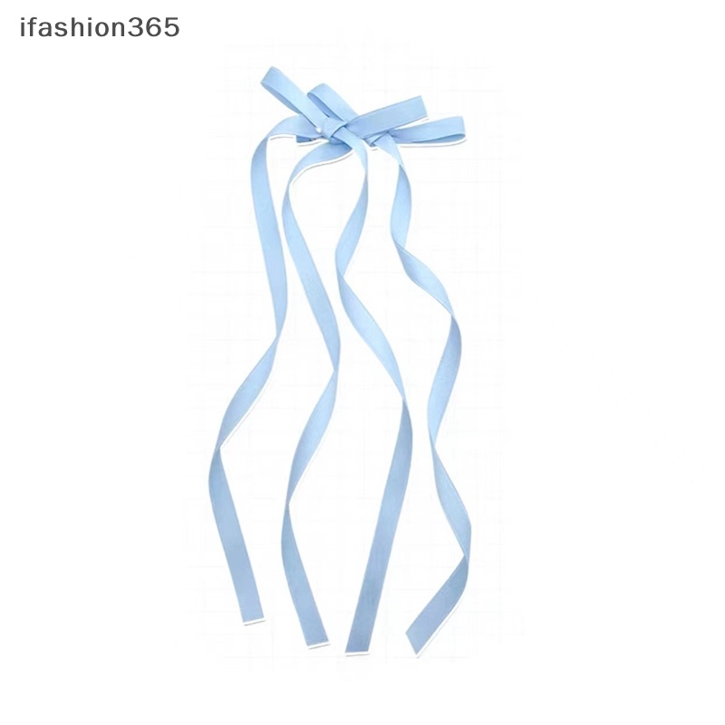 Set 2 Kẹp Tóc Nơ Dài Thời Trang Cho Nữ ifashion365