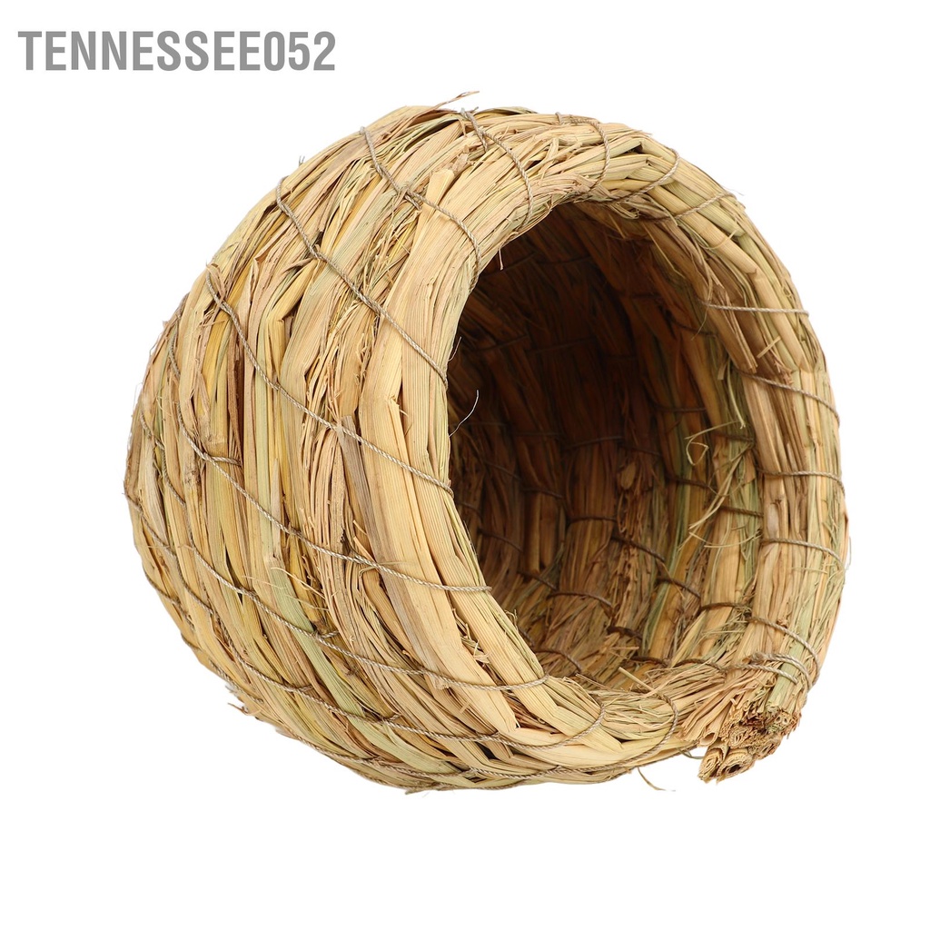 Tennessee052 Bird Grass Hut Thoải mái Dệt tay Birdhouse cho Vẹt đuôi dài Budgerigars Chim sẻ