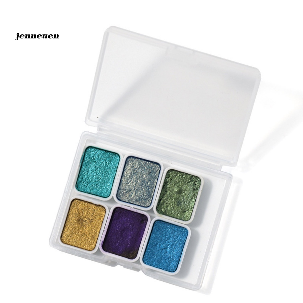 Bộ 6 Hộp Màu Trang Trí Móng Tay Nghệ Thuật