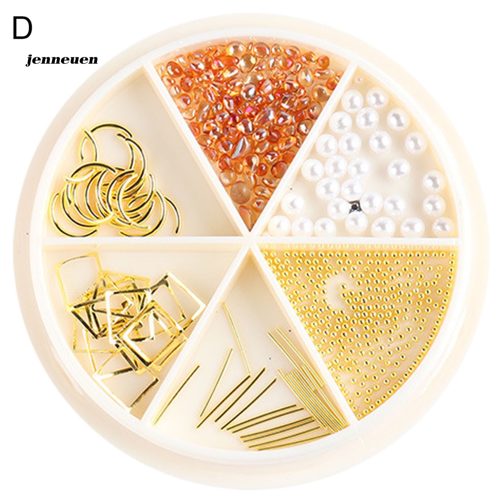 Phụ Kiện Trang Trí Móng Tay Bằng Kim Loại Nhiều Hình Dạng