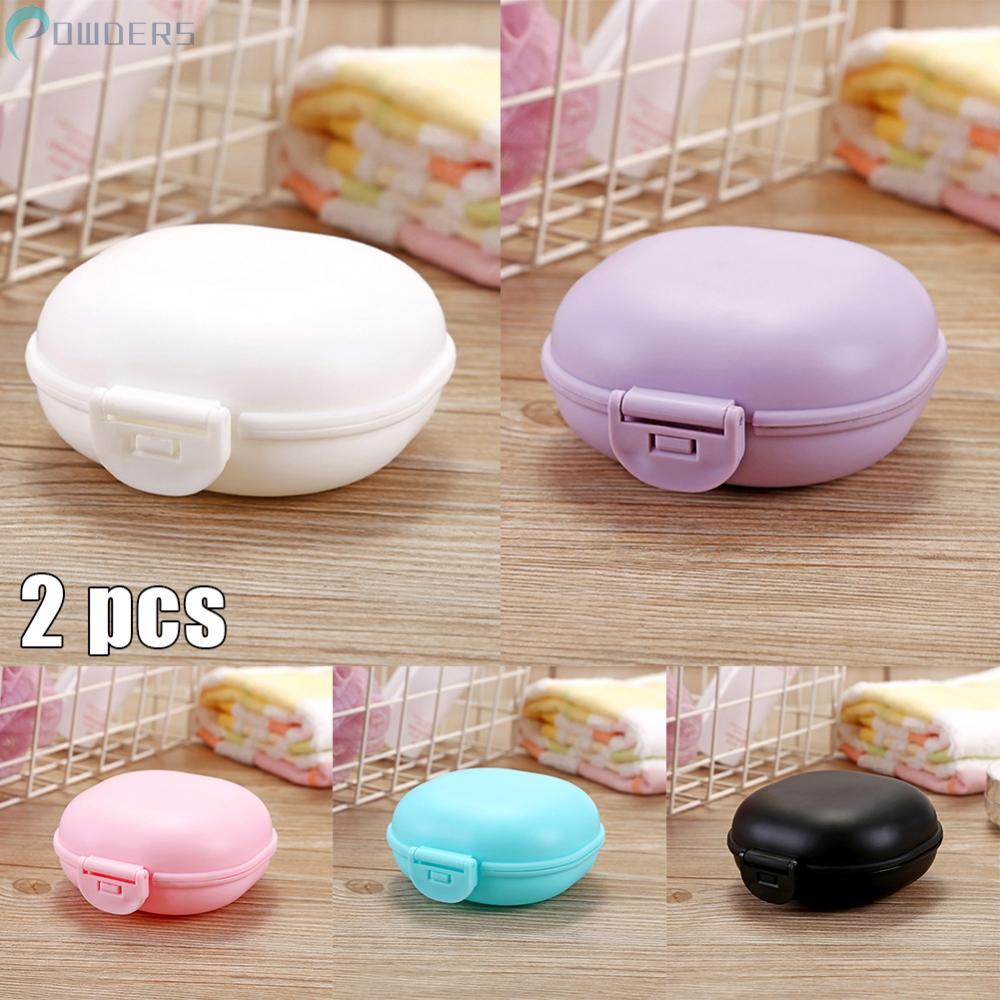 Set 2 Giá Đỡ Xà Phòng Du Lịch Kín Đáo Tiện Dụng