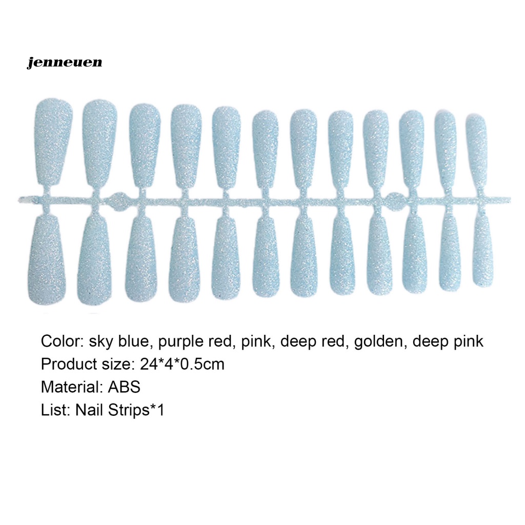 Jen Móng Tay Giả Dạng Nhấn Siêu Dài Hình Vuông Cực Thời Trang Dùng Hàng Ngày