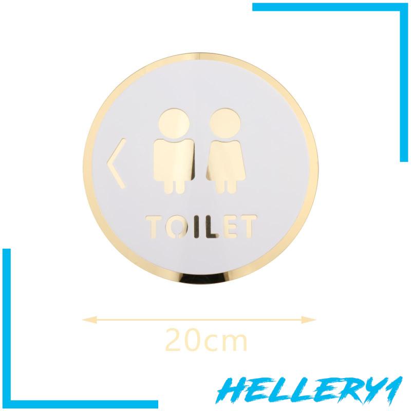 Hình Dán Toilet Nam Nữ Bằng Acrylic In Kí Hiệu Pictogram