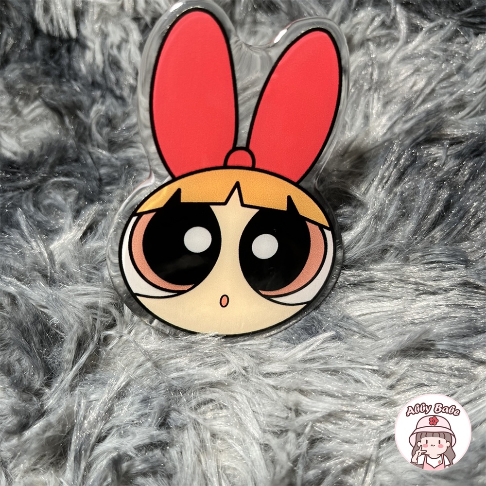 Giá Đỡ Điện Thoại Họa Tiết Powerpuff Girls Nhiều Màu Sắc Cho IP Android
