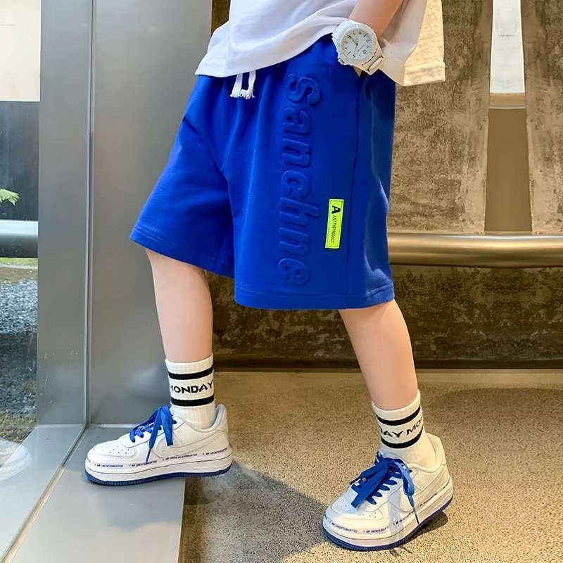 Quần Short Thể Thao Dáng Rộng Thời Trang Cho Bé Trai