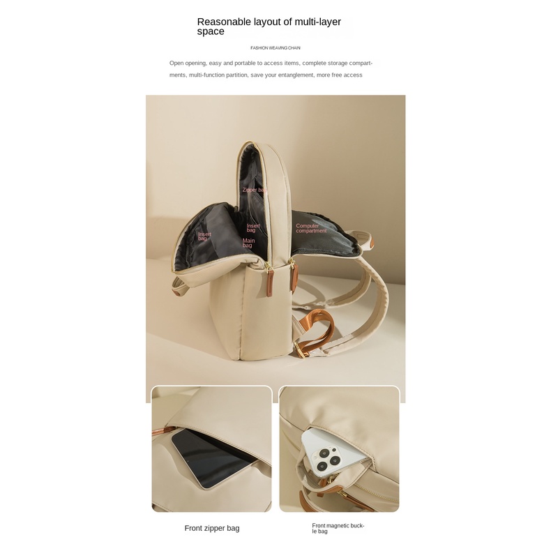 Ba Lô Đựng laptop 15.6-inch Chống Trộm Không Thấm Nước