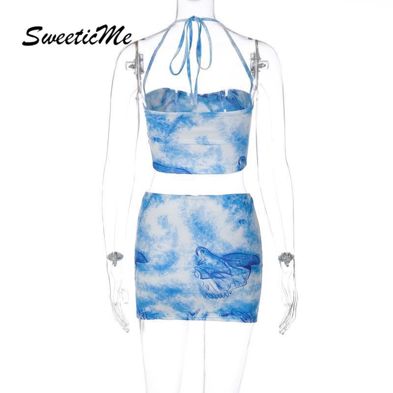 Bộ Áo Croptop Dáng Ôm In Họa Tiết Thời Trang 2023 Quyến Rũ Cho Nữ