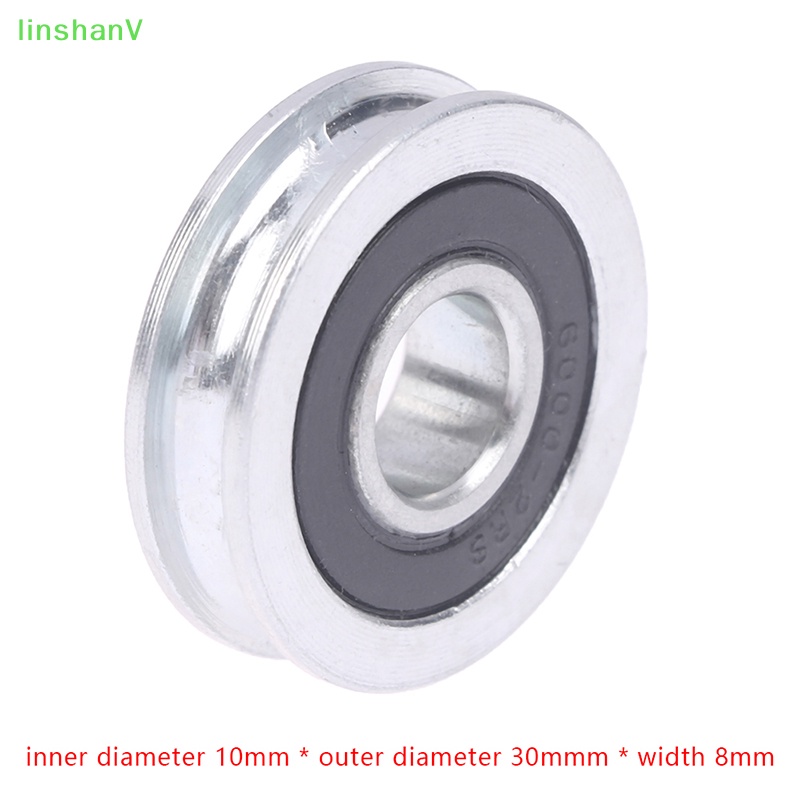 Ròng Rọc 10 * 30 * 8mm Hình Chữ U Có Rãnh Không Kéo Cho Dây Điện Đường Kính 5mm