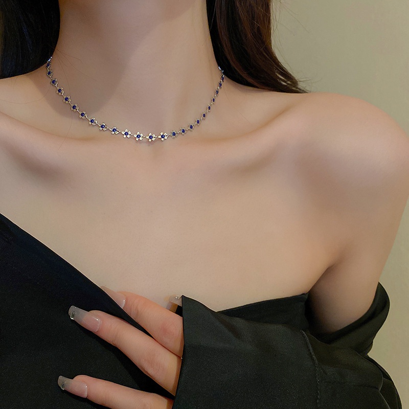 Vòng cổ Mặt Hoa Hàn Quốc Y2K