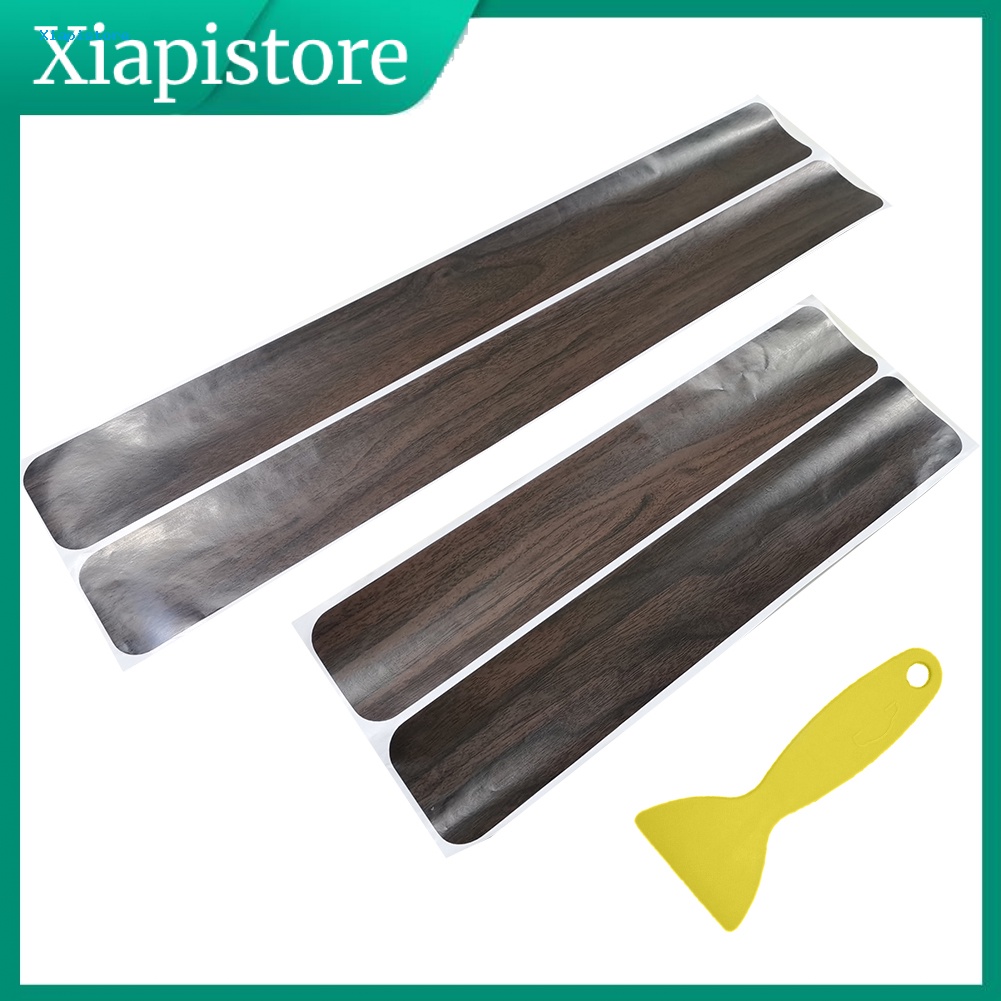 Set 4 Miếng Dán Chống Trầy Chống Va Đập Cho Cửa Xe Hơi Kèm Dụng Cụ Nạo