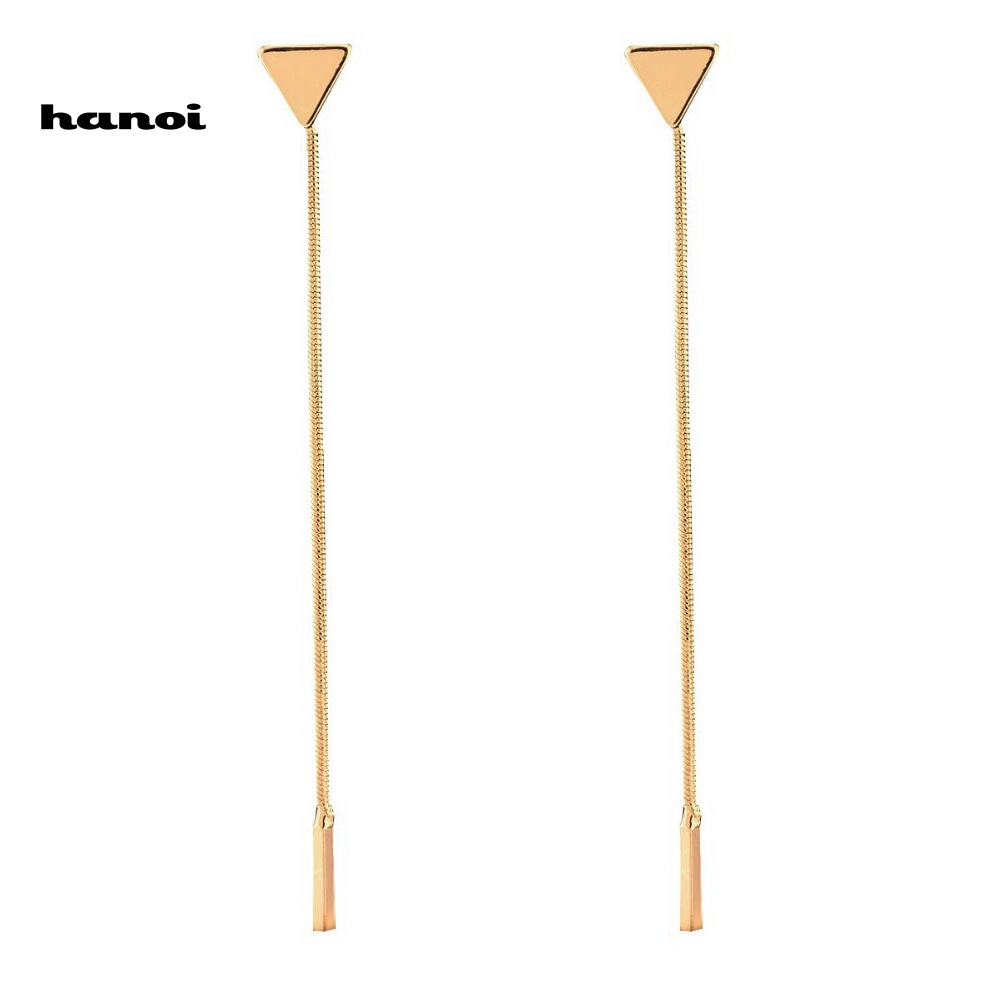 Đôi Khuyên Tai Dài Gắn Núm Tua Thời Trang Cho Nữ