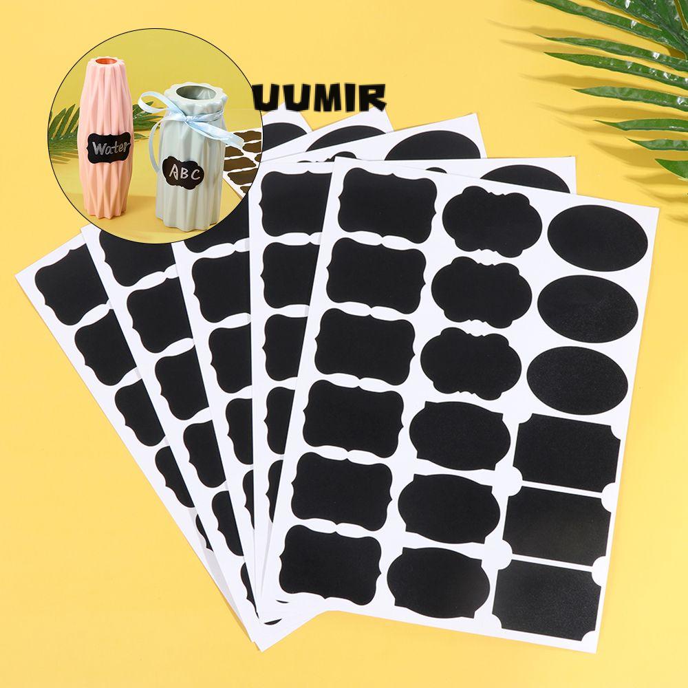 Set 36 / 90 Nhãn Đen Ghi Chú Hũ Gia Vị Tiện Dụng