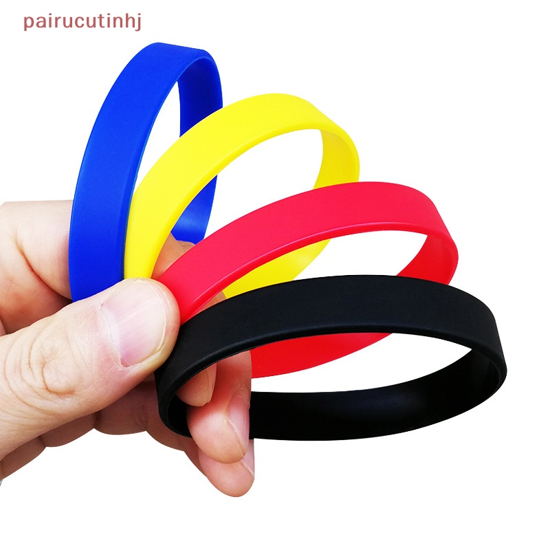 Cặp Vòng Tay Cao Su Silicone Dẻo Thời Trang Unisex