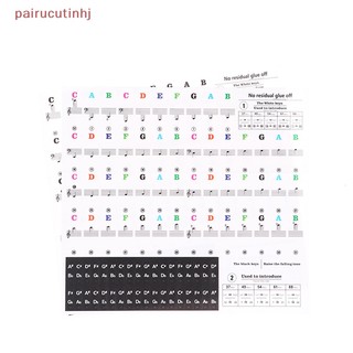 Pairhj miếng dán bàn phím đàn piano trong suốt 54 / 61 phím bàn phím điện tử piano miếng dán vn