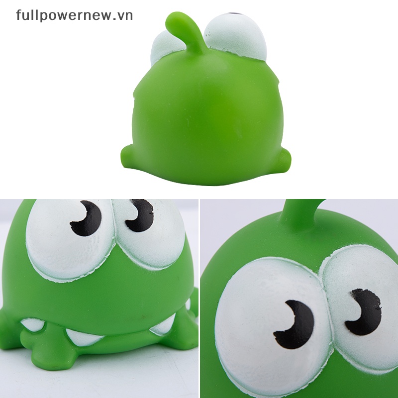 Fullpowernew Búp Bê Đồ Chơi Hình Ếch Cao Su om nom candy Quái Vật Có Dây Thừng vn