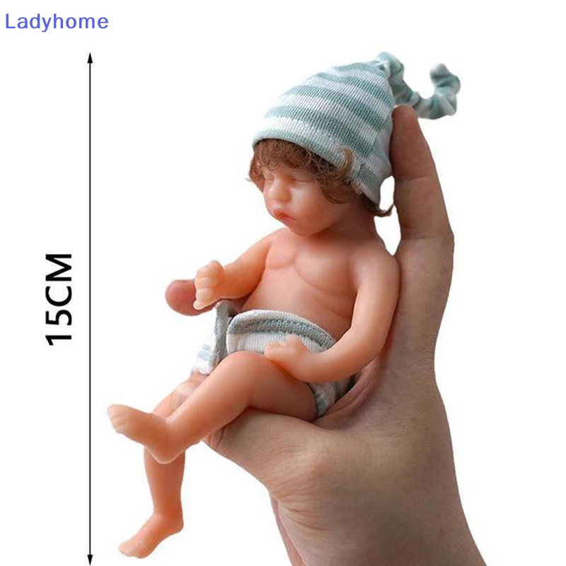 Búp Bê Bé Gái Sơ Sinh 15cm Bằng Silicon Sống Động
