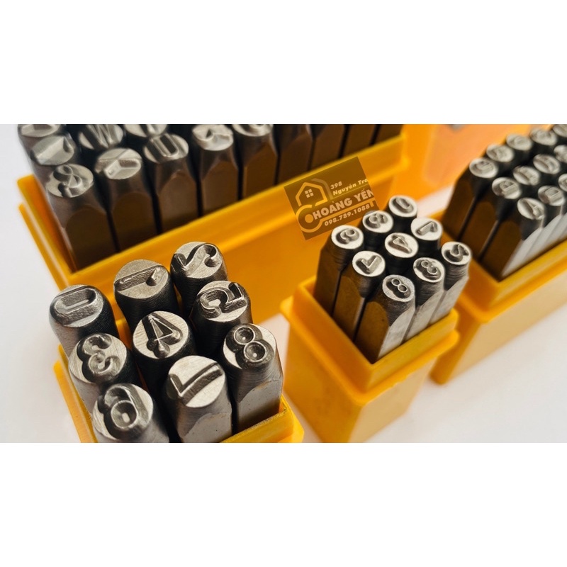 Bộ đóng số, đóng chữ khung xe máy 3mm & 6mm chính hãng