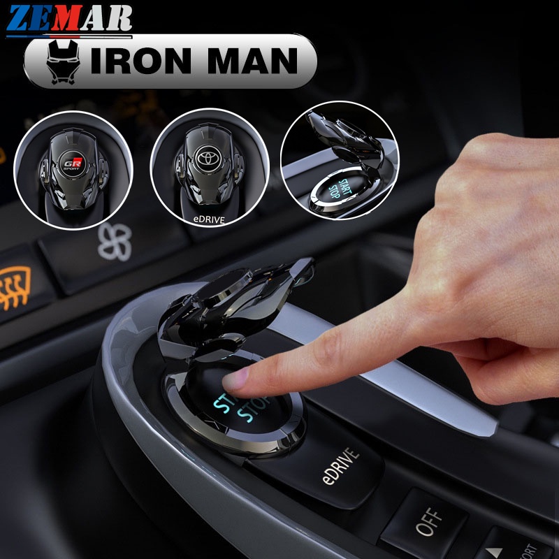 Ốp Bảo Vệ Nút Khởi Động Một Nút Bấm Dành Cho Xe Hơi Toyota Agya Raize Calya Avanza Veloz Rush Kijian
