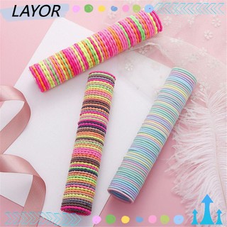 Set 50 dây buộc tóc dễ thương cho bé gái