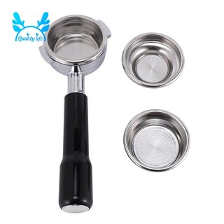 Máy pha cà phê espresso chuyên nghiệp không đáy 58mm bằng thép không gỉ