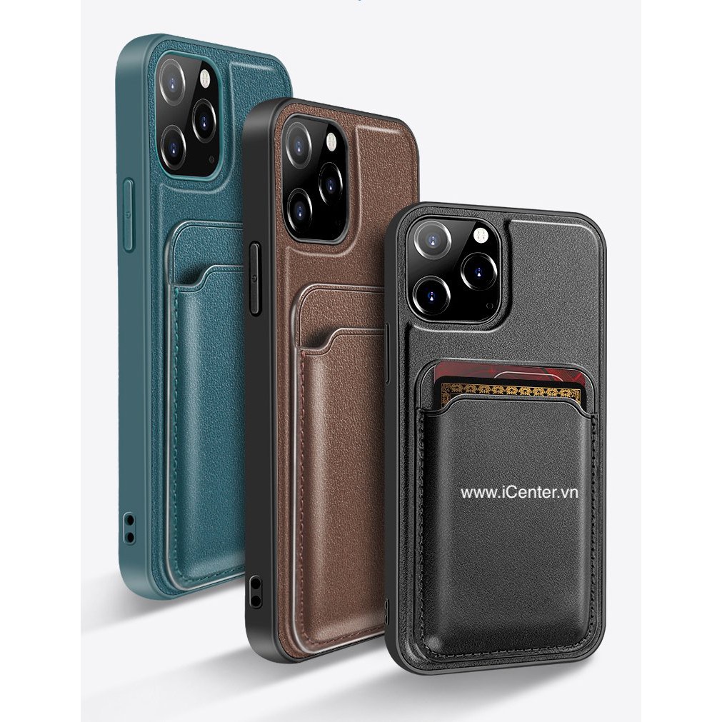 ỐP LƯNG DA 2IN1 MAGSAFE WALLET MUTURAL IPHONE 12/12 PRO(6.1)/IPHONE 12 PRO MAX/IPhone 13/IPhone 13 P