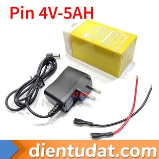 Pin 4v 5ah 20hr cho cân điện tử