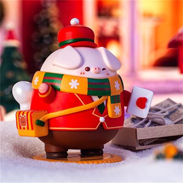 ★HGTOYS★  Dòng công ty Pikopig Merry Christmas Blind Box Doll Tide Play Ornament Gift