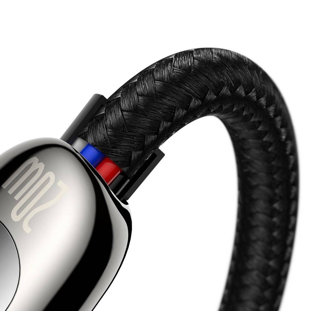 Cáp sạc nhanh 20W Baseus Dây hiển thị Led báo công suất sạc an toàn cho máy 13 14 11 12Promax  HaiBunStore