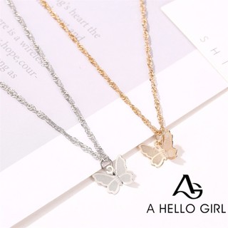 Vòng cổ Mặt Hình Bướm Phong Cách Vintage Thanh Lịch Thời Trang Cho Nữ