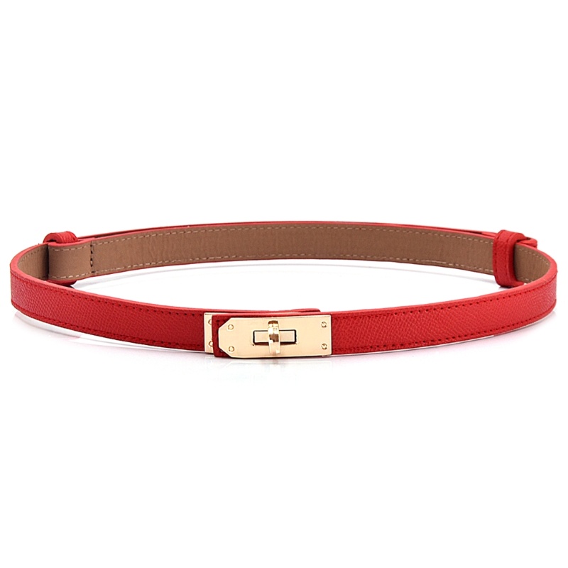 Ivy ladies alloy buckle belt thắt lưng thắt lưng mỏng cho dress jeans có thể điều chỉnh