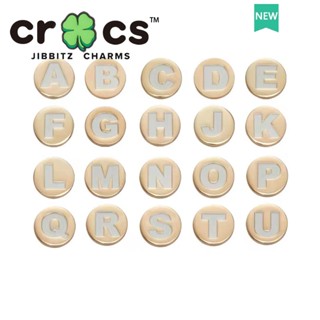 Charm Crocs Jibbitz - Khóa Trang Trí Kim Loại Hình Chữ Cái A-Z, Phụ Kiện DIY Độc Đáo Cho Giày Crocs - Sticker Dép Crocs
