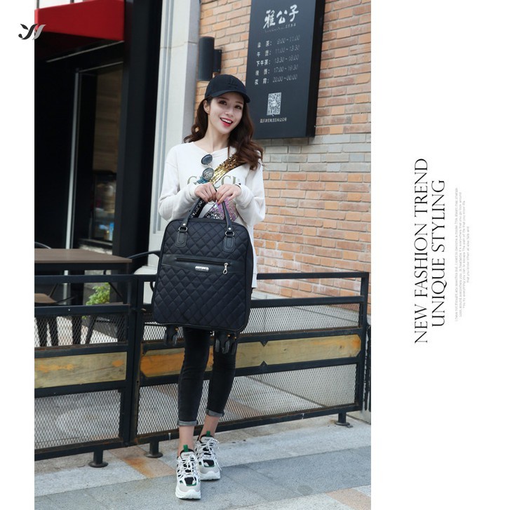 Youyao Ba Lô Du Lịch Có Bánh Xe Kéo Thời Trang Cho Nam Và Nữ