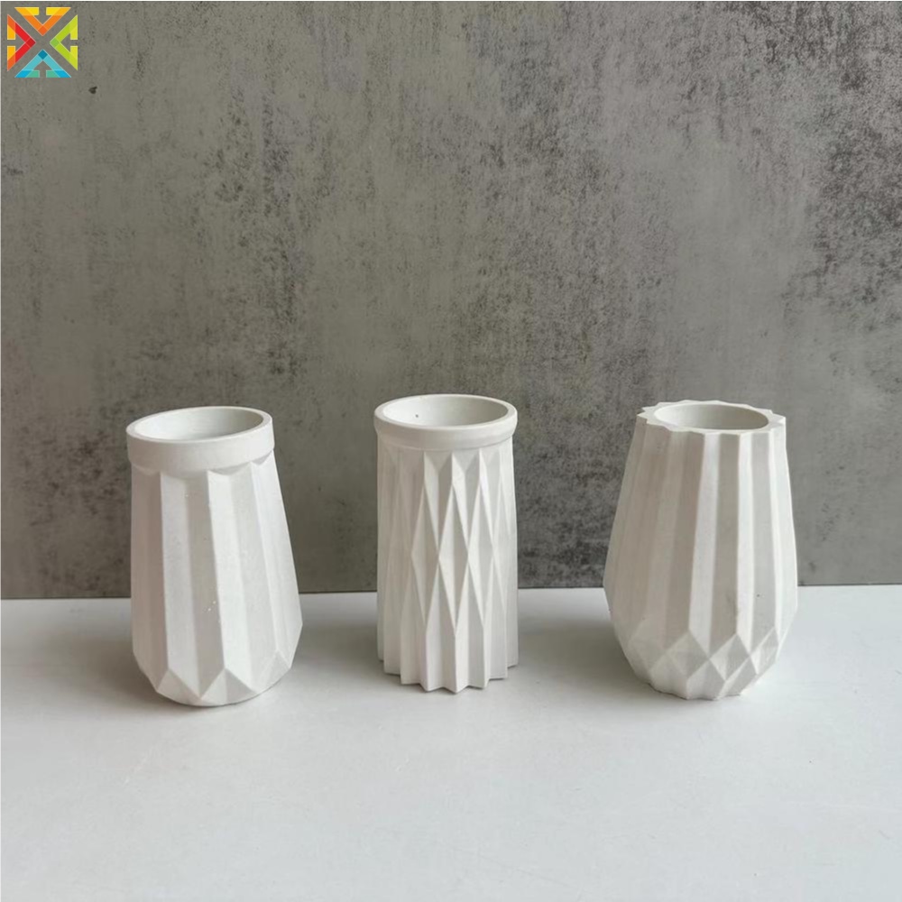 Khuôn Silicone Làm Bình Hoa Thả Keo Dán DIY