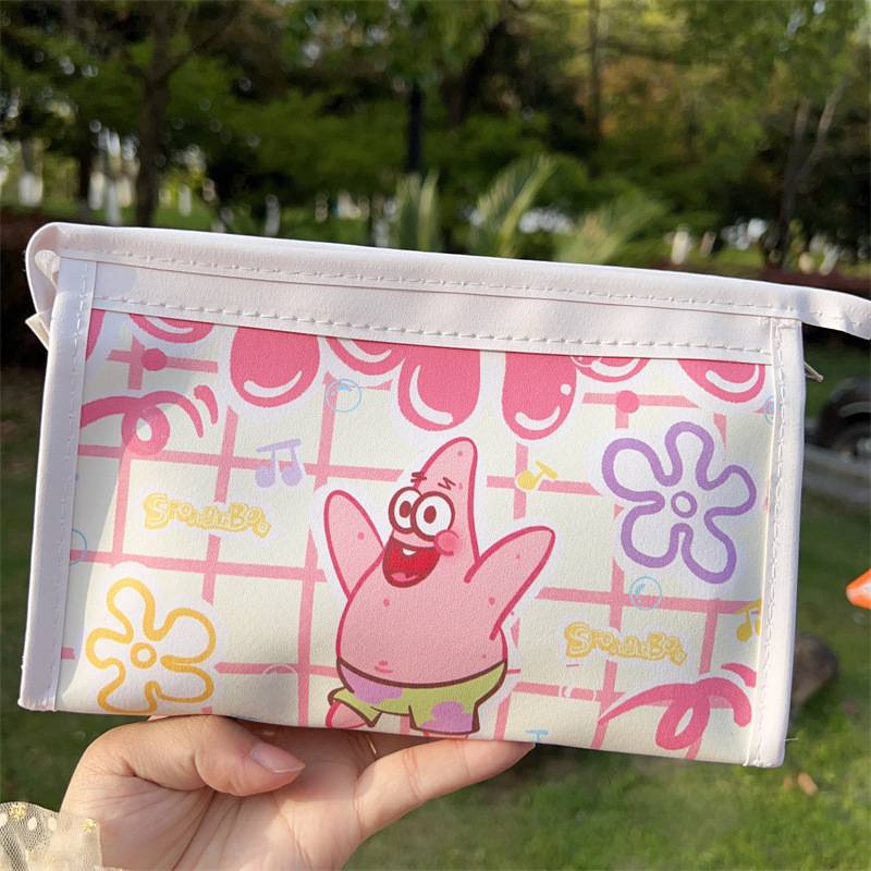 Lotso Túi Đựng Bút Chống Thấm Nước Sức Chứa Lớn Họa Tiết Hình Gấu / Dâu Tây / Doremon / Ngôi Sao