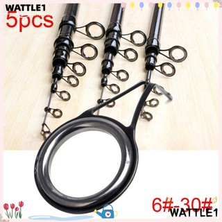 Set 8 vòng gốm mắt tròn inox hình chữ O 8 kích cỡ sửa chữa dẫn hướng cần câu 3mm-23mm