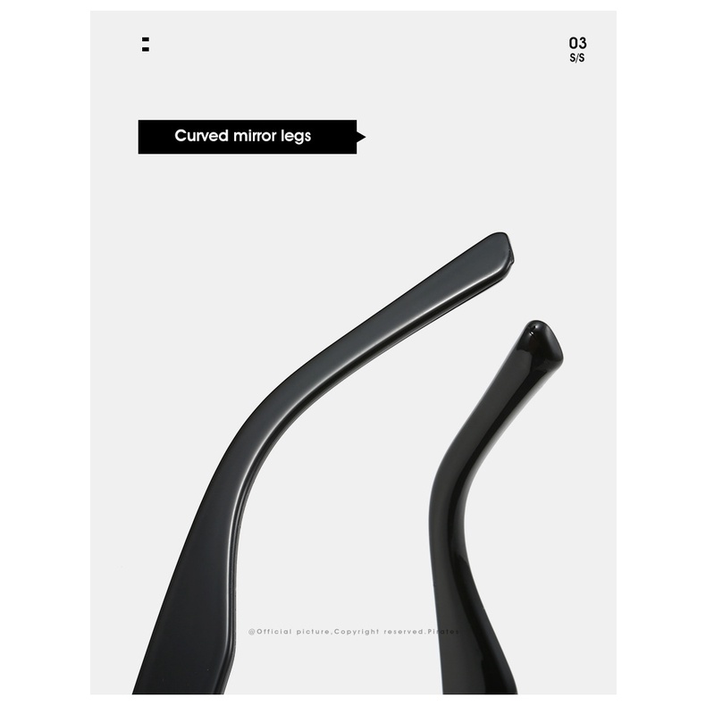 Kính Mát Thời Trang Khung Kim Loại Lớn Hình Chữ Nhật Mẫu Mới Năm 2023 Phong Cách Âu Mỹ