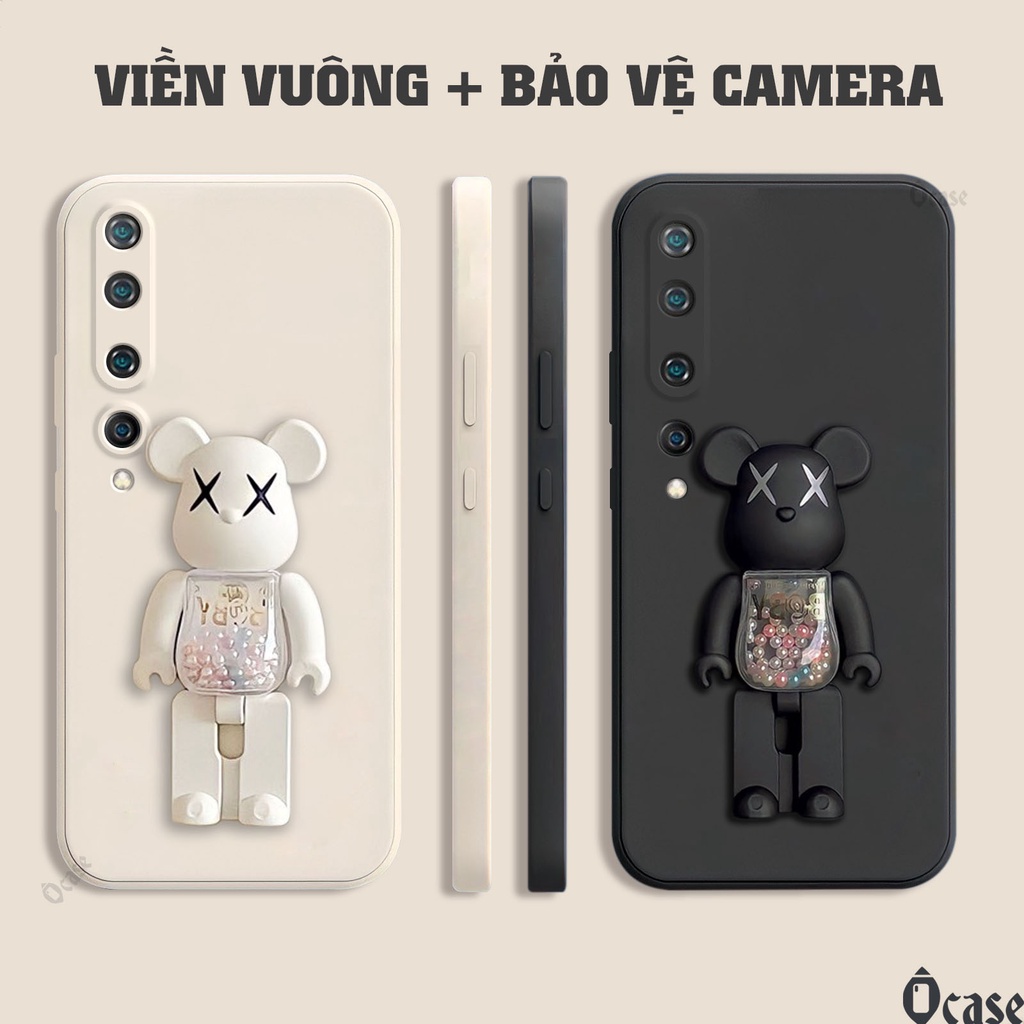 Ốp lưng Xiaomi Mi 10 mô hình gấu kiêm giá đỡ tiện dụng