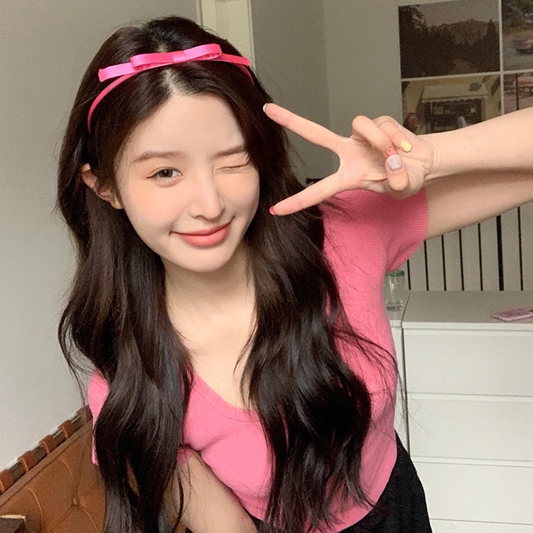 Kẹp Tóc Đính Nơ Ruy Băng Phong Cách Mới Cho Búp Bê Barbie