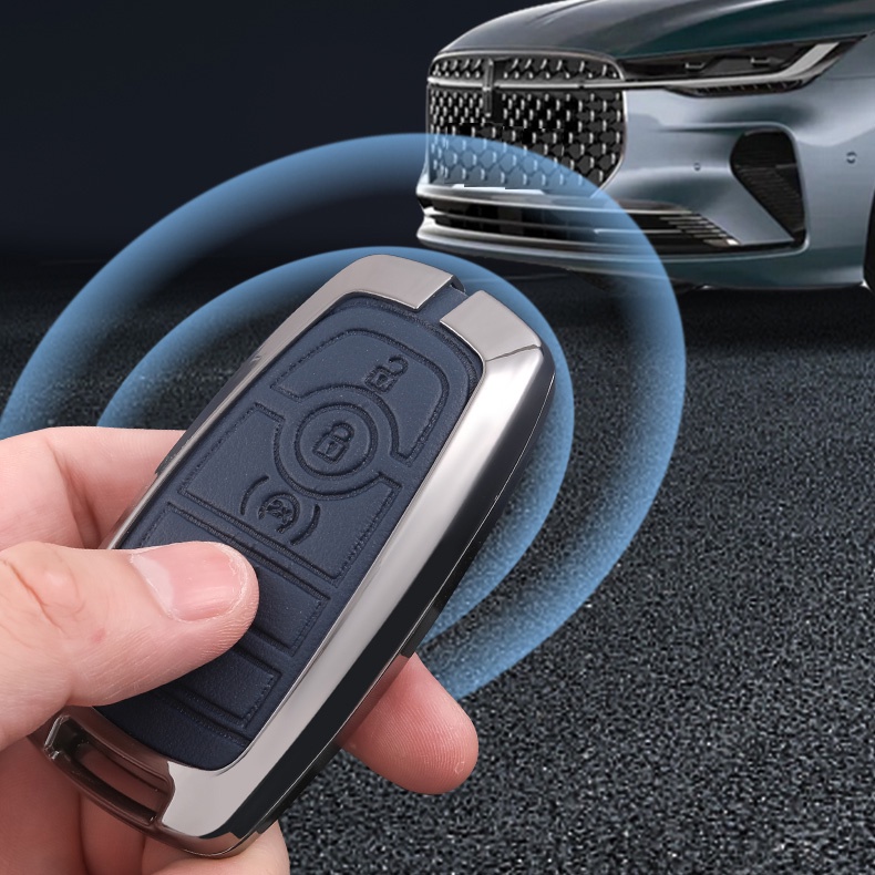 Bao Da Chìa Khóa Xe Hơi Ford Everest 2022-2023 / Ranger / F150 / F250 / Bronco / Explorer / Raptor / Focus / Ecosport Giá Đỡ